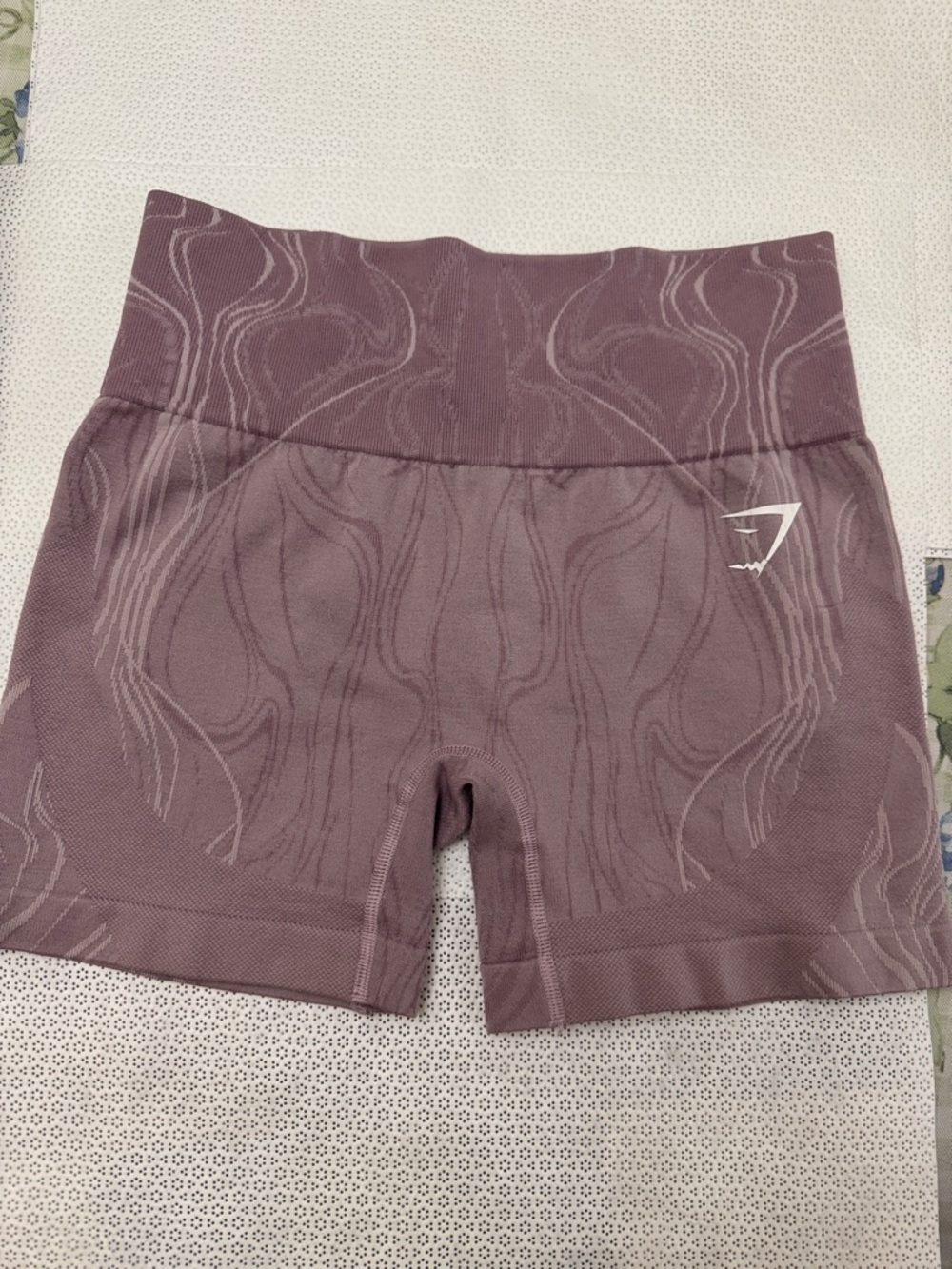 Gymshark Seamless High-Waist Bike Shorts - Mauve Pink Size S